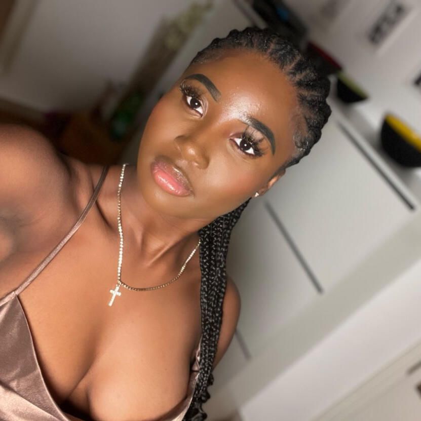 Cornrows with curly tip