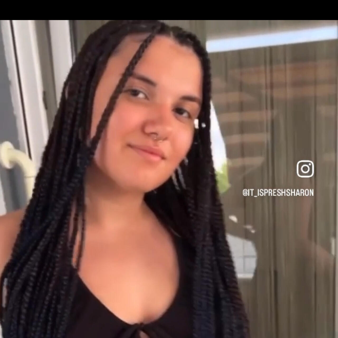 Knotless braids, mixed colors